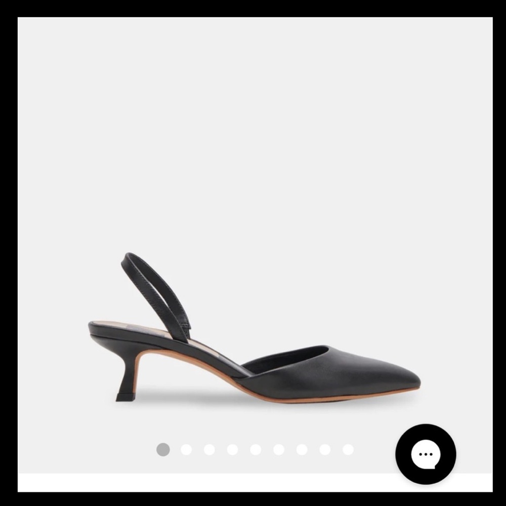 NWOT Dolce Vita Black Slingback Heels